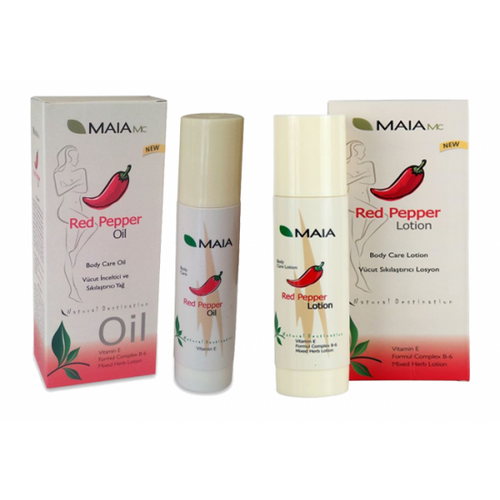 Firming and Slimming Red Pepper Maia Lotion and Oil - 1