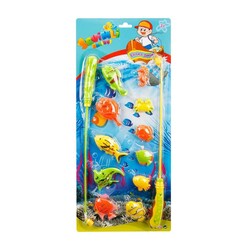 Fisherman with 2 Rods Fish Catching Game - 2