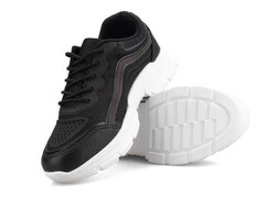 Fleet 134 Women's Sneakers Anrk - Black White - 3