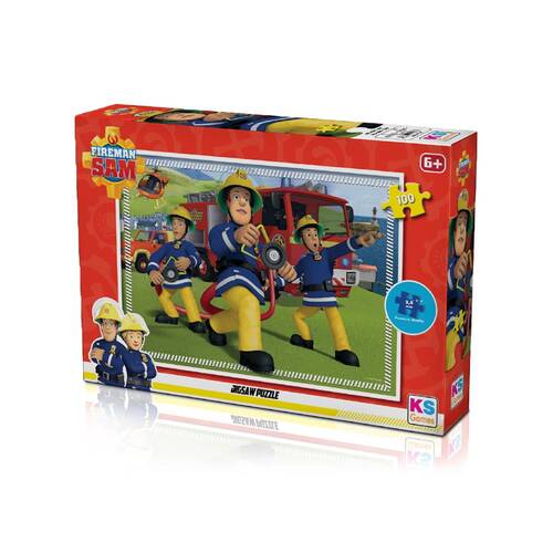 FRS 714 FIREMAN SAM PUZZLE 100 PIECES -KS - 1