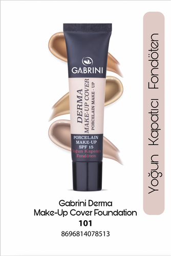 GABRINI DERMA MAKE-UP COVER FOUNDATION 101 - 1