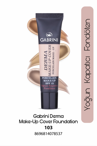 GABRINI DERMA MAKE-UP COVER FOUNDATION 103 - 1