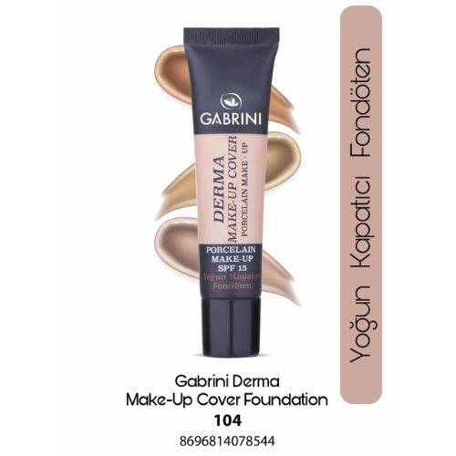 GABRINI DERMA MAKE-UP COVER FOUNDATION 104 - 1