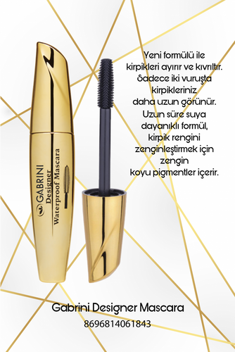 GABRINI Designer Waterproof Mascara - 1