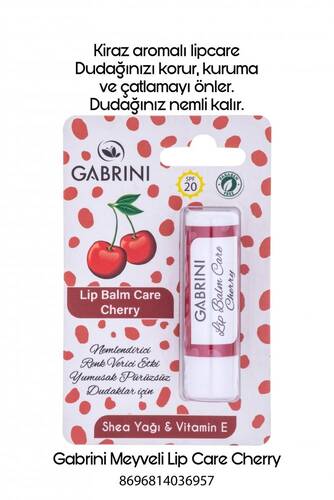 Gabrini Fruity Lipcare Cherry - 1