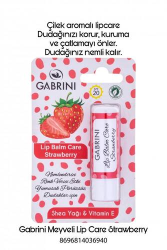 Gabrini Fruity Lipcare Strawberry - 1