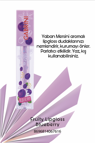 Gabrini Fruity Lipgloss Blueberry - 1