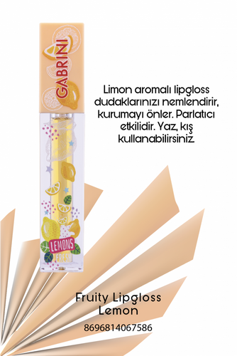 Gabrini Fruity Lipgloss Lemon - 1