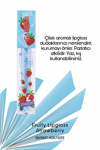 Gabrini Fruity Lipgloss Strawberry - 1