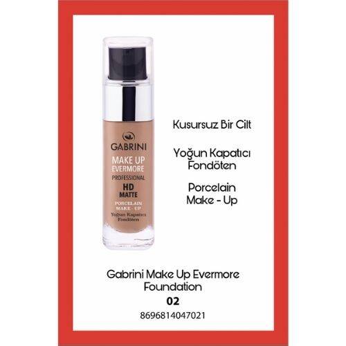 Gabrini HD Matte Permanent Foundation 02 - 1