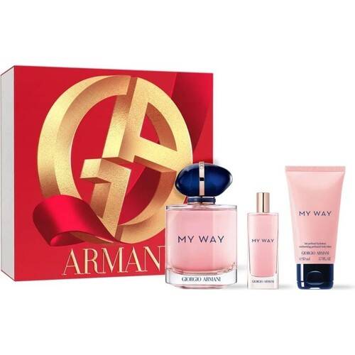 Giorgio Armani My Way Edp 90ML + 15ML + Body Lotion 50ML Women's Perfume Set - 2