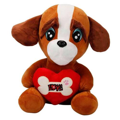 Heart Dog Plush Toy 30 Cm - 1