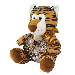 Heart Tiger Plush Toy 35 cm - 1