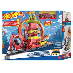 Hot Wheels Fire Station with Circle Track HKX41 - 2