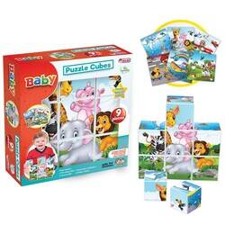 Illustrated Cubes 9 Piece Baby Activity Play Set - 6