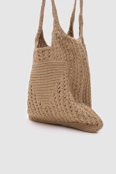 Knitted Mink Shoulder Bag - 3