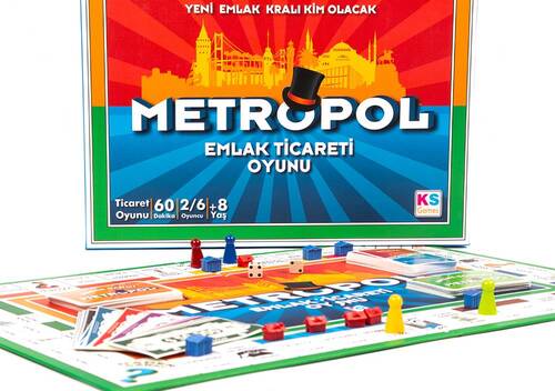 Ks Games Metropol Real Estate Trading Game - 2