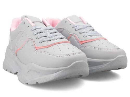 Lamborghini 7285 Women's Sneakers Leather - 6 Stone/Pink/T Stone - 2