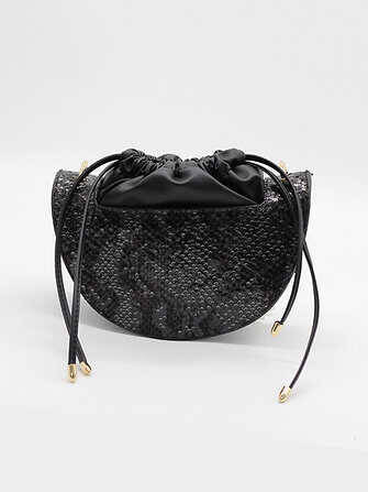 Leather Shoulder Bag - 1