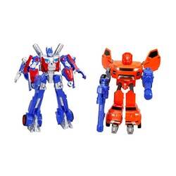 Lighted 2-pack Power Robot Transformer Transforming Vehicles - 5