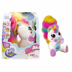 Lily Sesli ve Işıklı Unicorn Peluş - 1