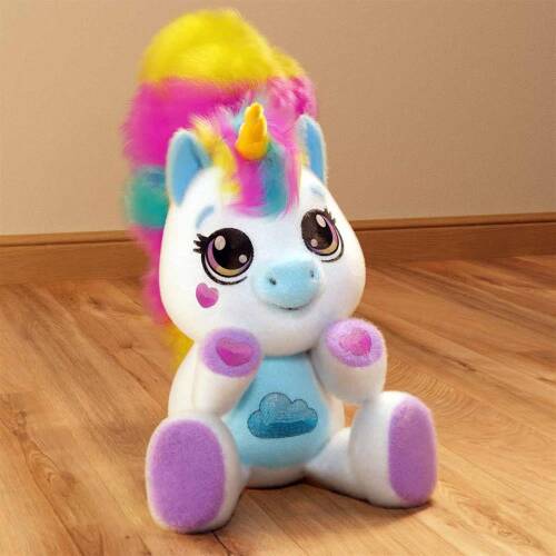 Lily Sesli ve Işıklı Unicorn Peluş - 4