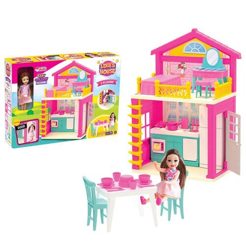 Lola's 2-Story House Activity Play Set - 1