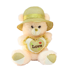 Love Bear in Hat Plush Toy 35 cm - 2