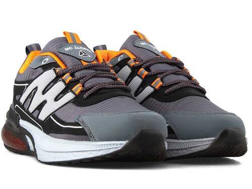 Mac Jumper Men's Sneakers Skin 2240 - Smoke/Black/Orange - 2