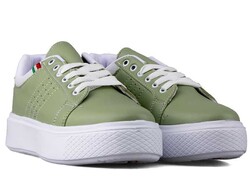 Marco Luber 102 Women's Sneakers Leather - Green/White - 2