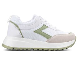 Marco Luber 1603 Women's Sneakers Leather - White/Green - 1