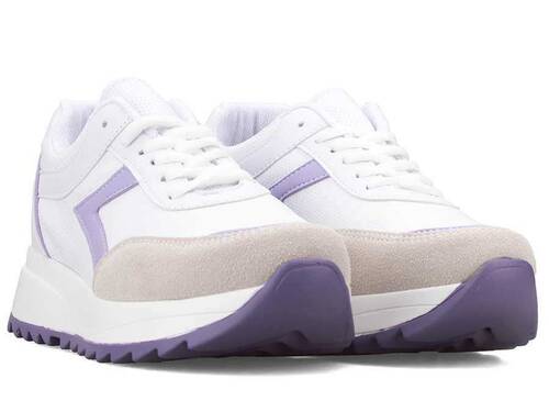 Marco Luber 1603 Women's Sneakers Skin - White/Purple - 2