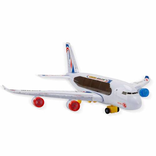 Maxx Wheels A330 Airline Twist-Turn Airplane with Sound and Light - 3