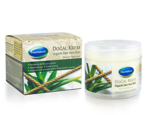 MECITEFENDI NATURAL CREAM 100 ML - ORGANIC ALOE VERA - 1