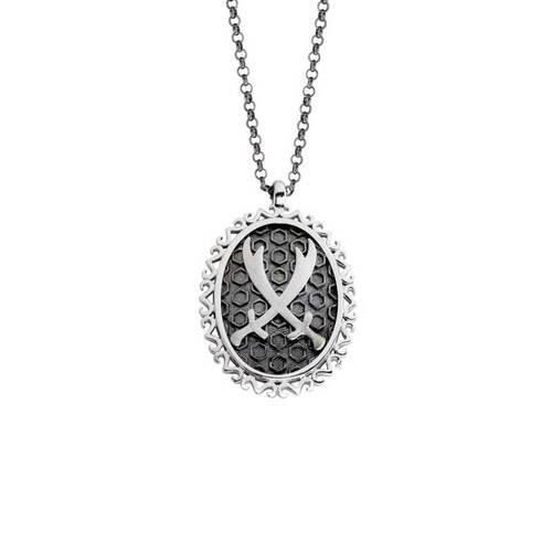 Medallion Zulfikar Men's Silver Necklace - 1