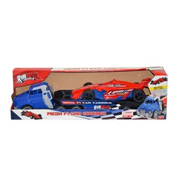 Mega Formula Friction Toy Car Transporter Set - 1