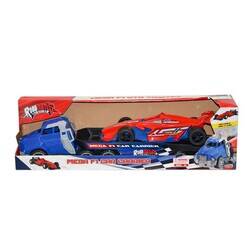 Mega Formula Friction Toy Car Transporter Set - 2