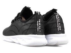 Men's Sneakers Racing 101 Leather - Black/White - 3