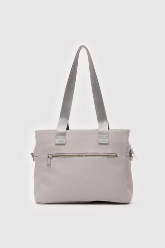 Milano Pocket Gray Shoulder Bag - 3