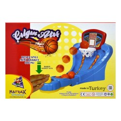 Mini Masa Üstü Basket Oyunu Eğlenceli Oyuncak - 1