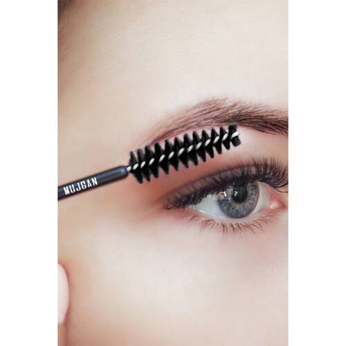 Mujgan 50 Pack Eyebrow Eyelash Combing Brush Black Color Mujgan - 4