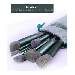 Mujgan Fix Special Boxed 13-Brush Set Green Color - 2