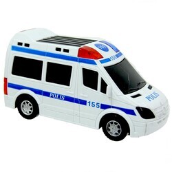 Multi-Turn and Battery-Light Police Car Toy - 3