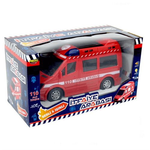 Multi-Turn and Spin Toy Fire Engine with Battery Operated Box - 2