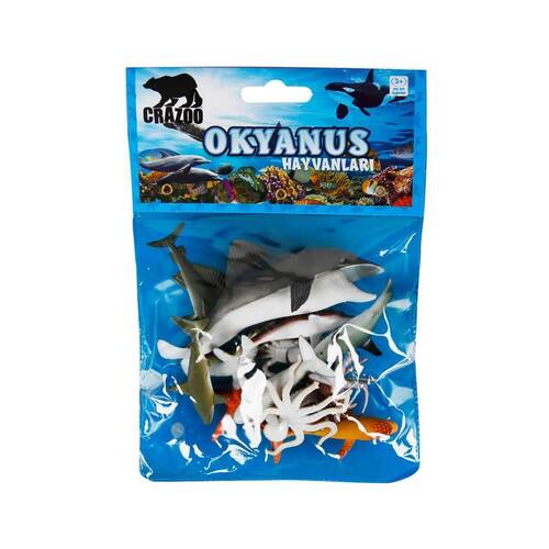 Ocean Animals Animal Play Set with Bags - 2