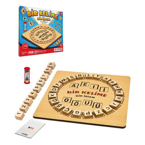 One Word One Action Wooden Educational Mind Family Game - 1