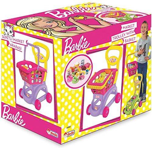 Original Licensed Toy Barbie Market Cart with Basket - 2