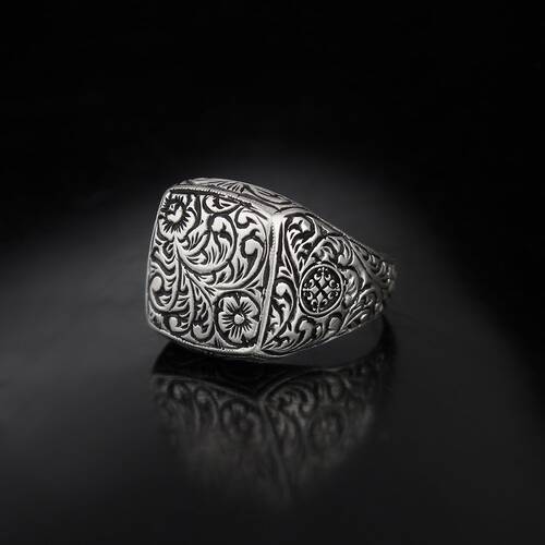 Pencil Workmanship 925 Sterling Silver Ring - 1