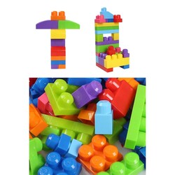 Play Blox Building Toys 83 Piece Bucket Bright Colors Mega Block Set 3073 - 5