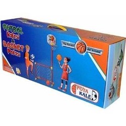 Portable Football Goal and Hoop Set - 1